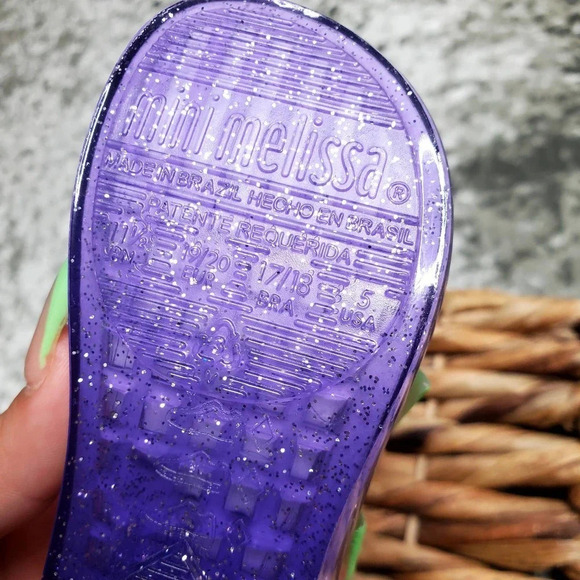 Mini Melissa Ultragirl Dragonfly Purple Flats - Picture 4 of 4